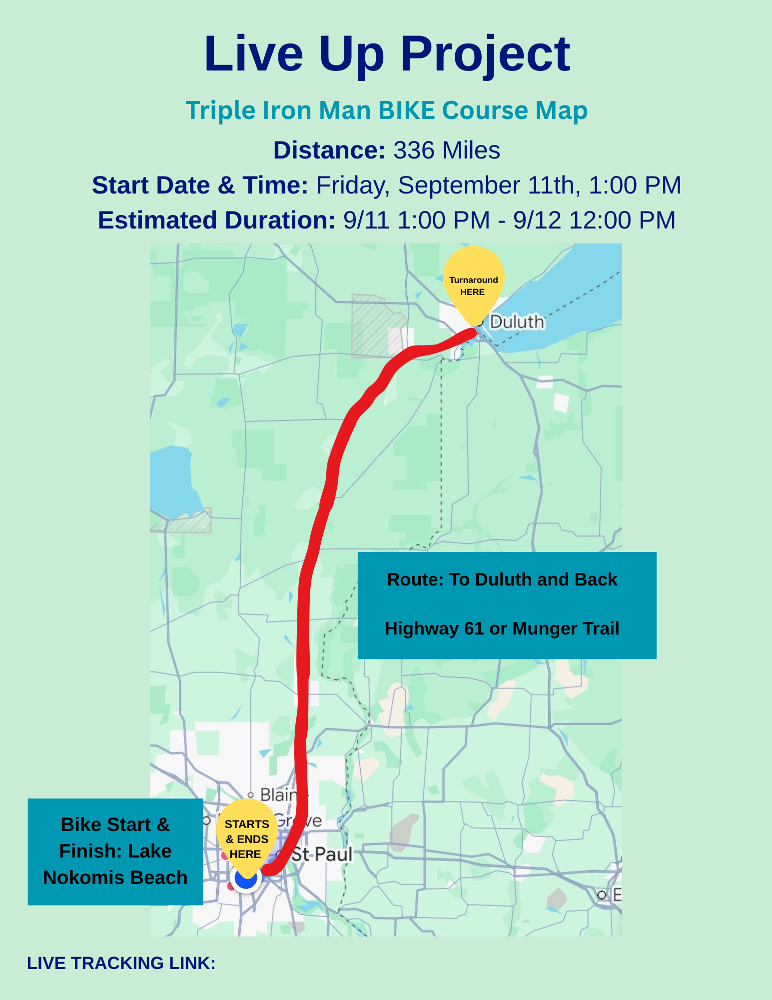 Bike Course map