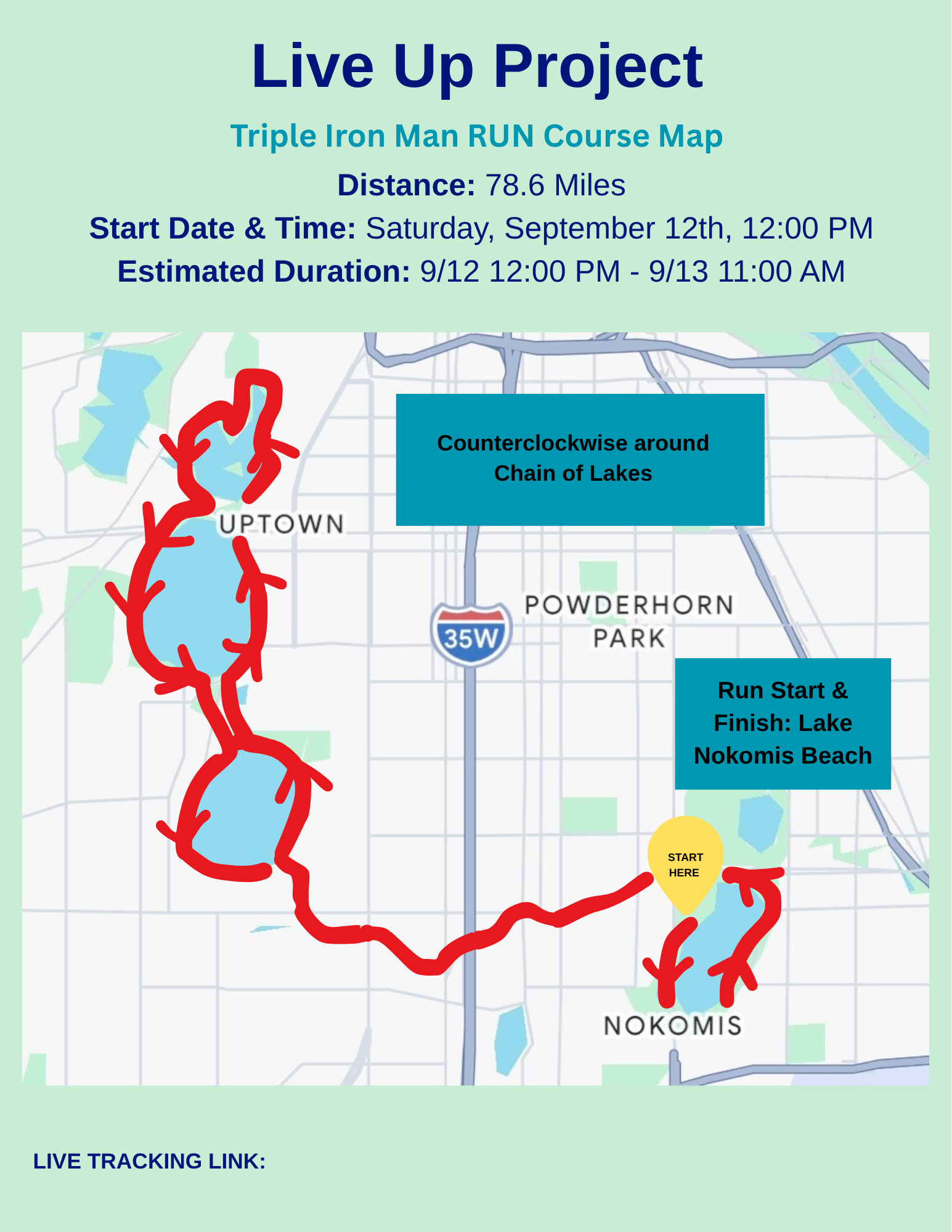 Run Course map