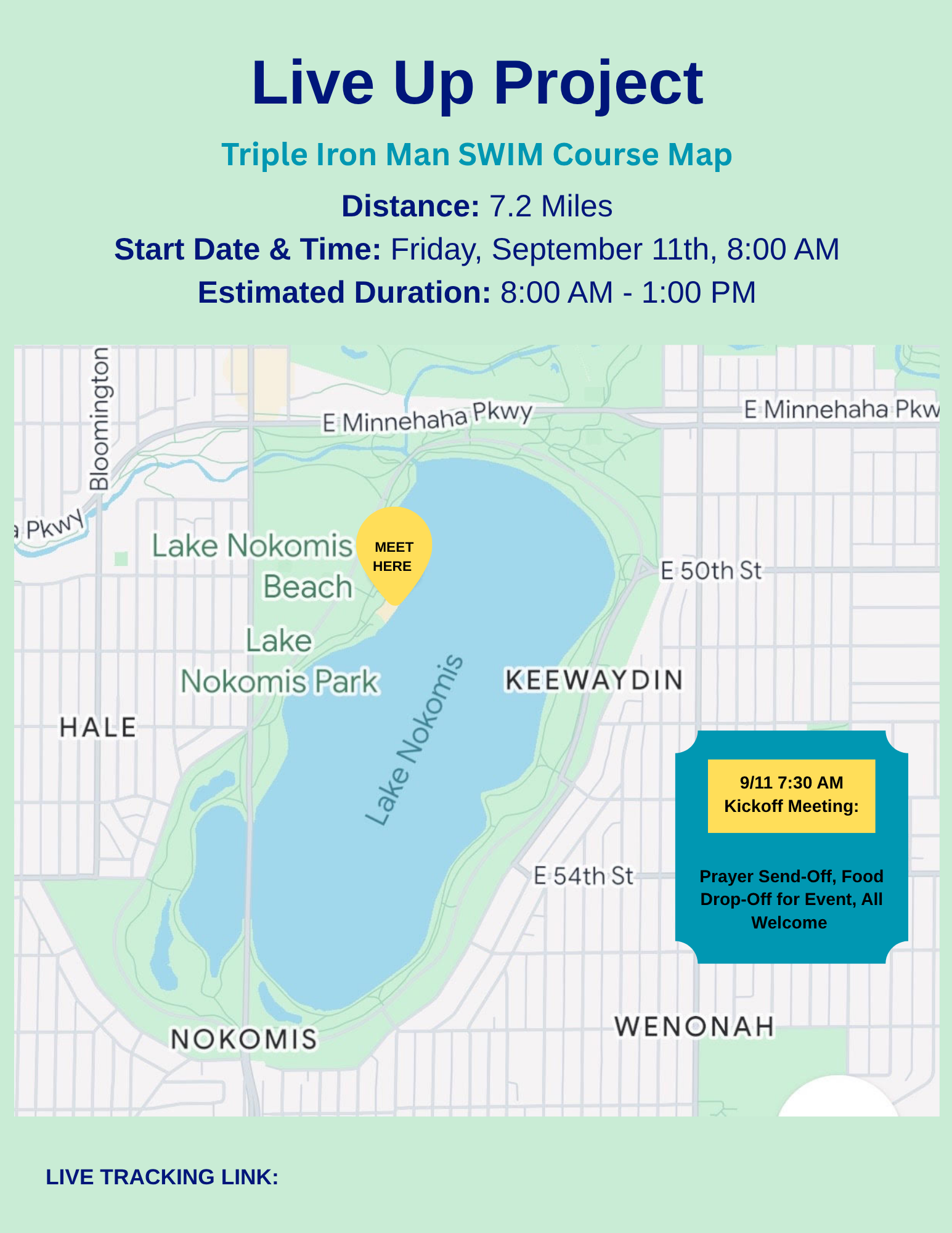 Swim Course map